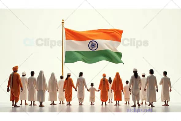 Unity Across Generations Under the Indian Flag