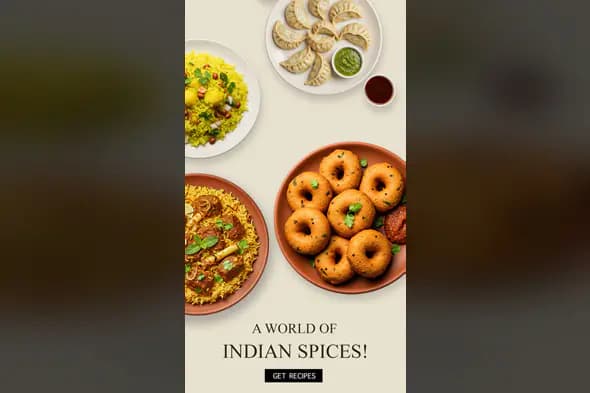 Indian Cuisine Culinary Showcase Template