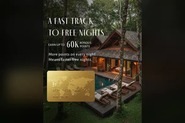 Luxury Resort Credit Card Promotion Template