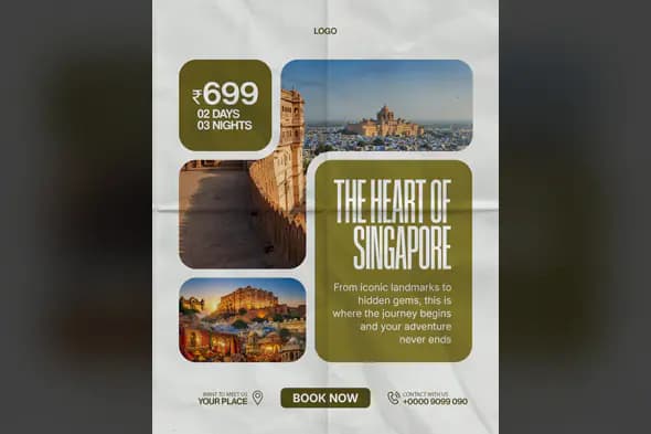 Elegant Indian Tourism Promotion Template