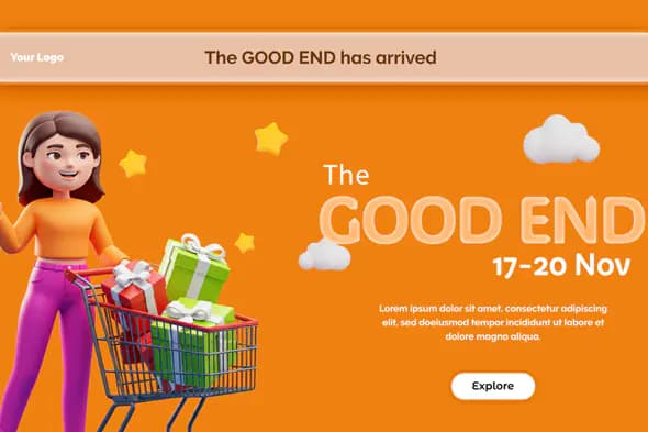 Year-End Sale Promotion Template