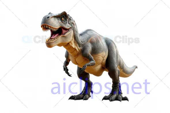 Realistic 3D Tyrannosaurus Rex Model for Animations and Games
