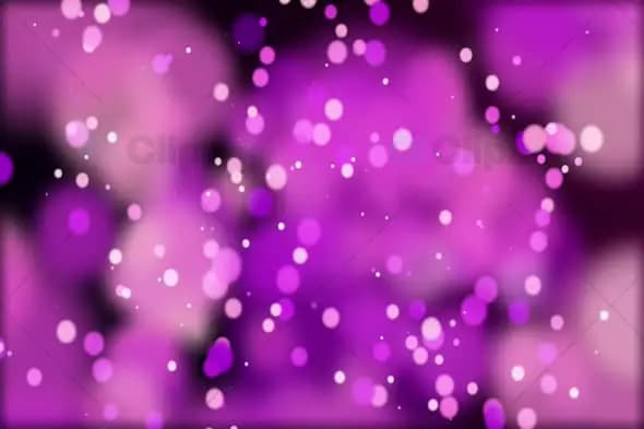 Vibrant Pink and Purple Bokeh Particle Overlay