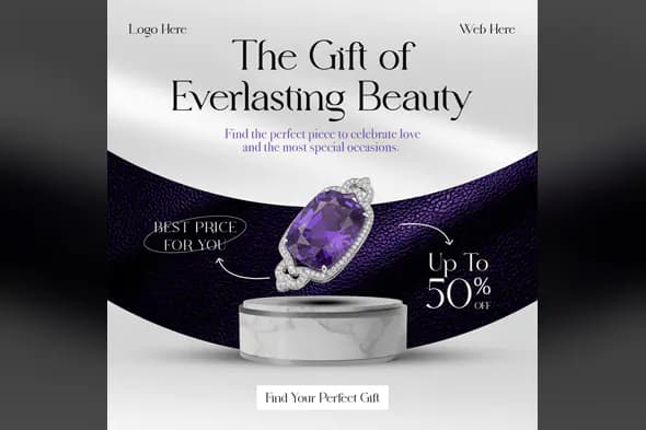 Premium Jewelry Marketing Template