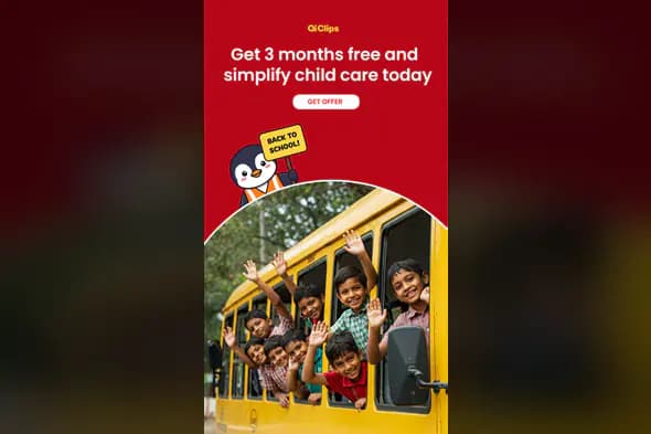 Back-to-School Child Care Promo Template
