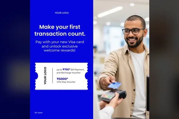 New Cardholder Promotional Ad Template