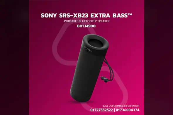 Sony Extra Bass Bluetooth Speaker Ad Template