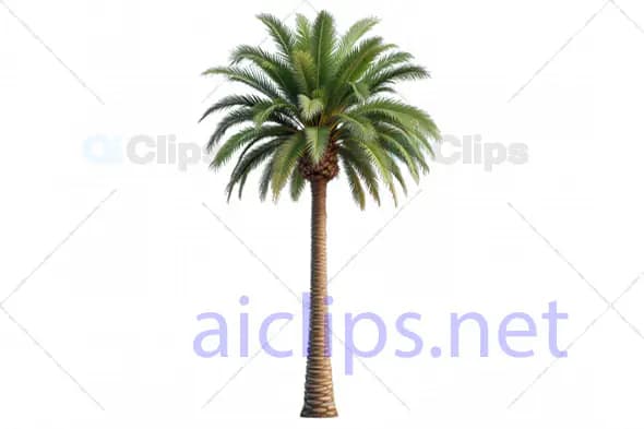 Realistic 3D Palm Tree Illustration