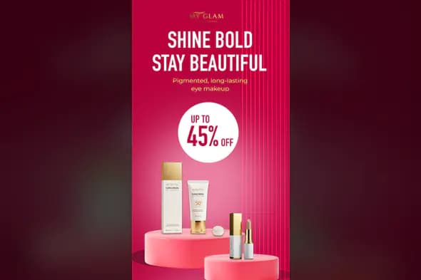 Beauty Products Promotional Banner