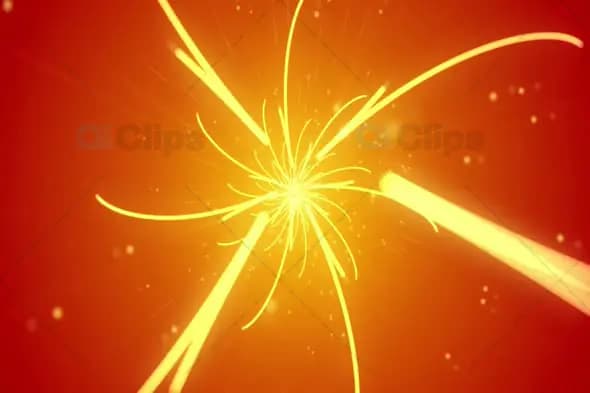 Explosive Swirling Light Streaks - Dynamic Energy Motion Graphic