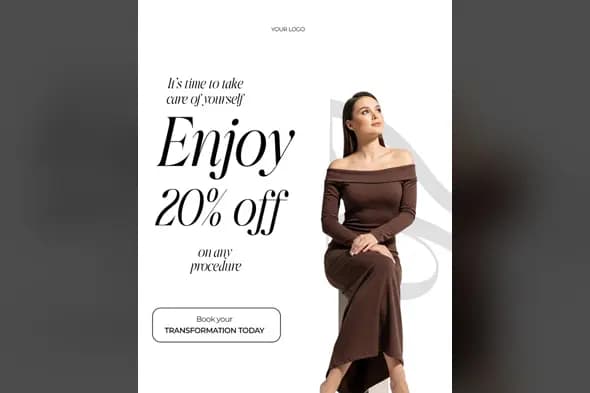 Chic Beauty & Wellness Promotion Template