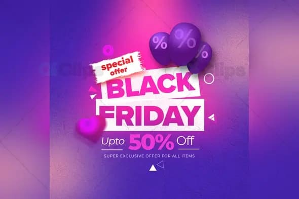 Black Friday Sale Promotional Banner