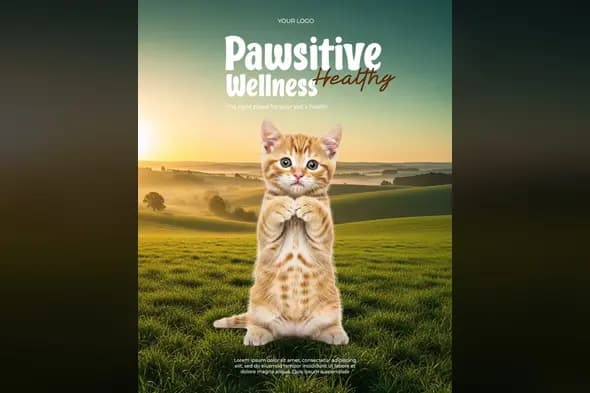Pawsitive Pet Care Social Media Template