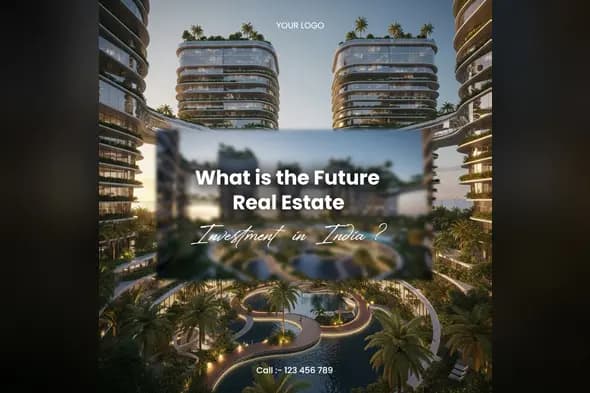 Futuristic Eco-Luxury Apartment Complex Template