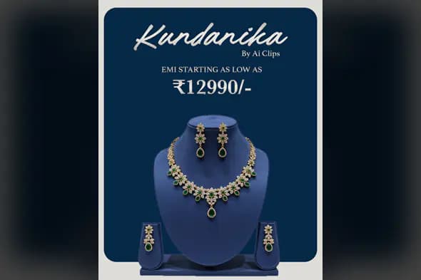 Kundarika  Elegant Bridal Necklace Jewelry Template