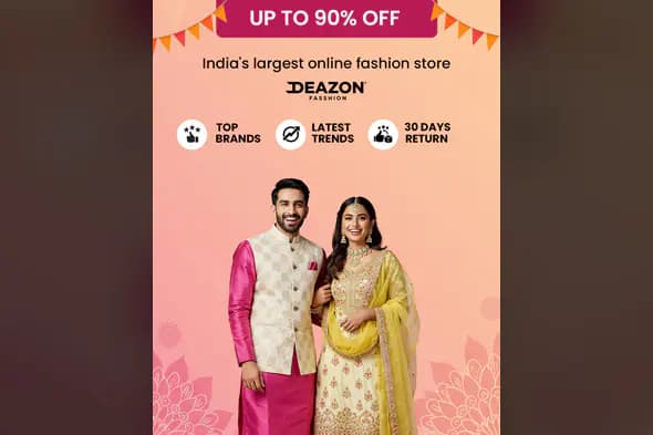Deazon Fashion Sale Banner Mockup