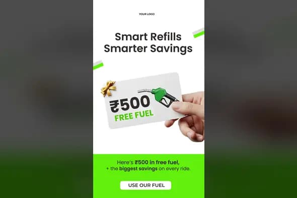 Fuel Discount Promotion Social Media Template