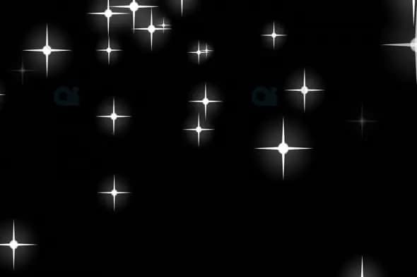 Minimalist White Glowing Dots Overlay on Black Background