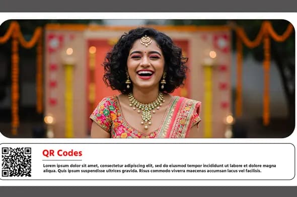 Customizable Web Links QR Code Template for Promotions
