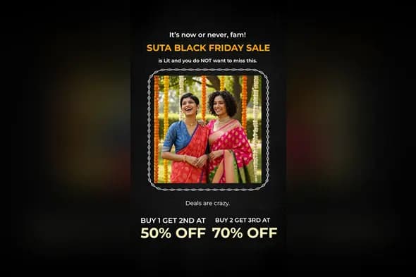 Ethnic Fashion Black Friday Promo PSD