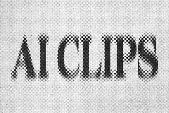 Vintage Paper Halftone Print Text Effect