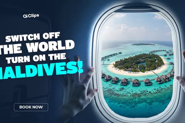 Maldives Travel Promotion Template