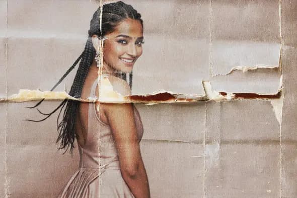 Torn Vintage Poster Effect Template