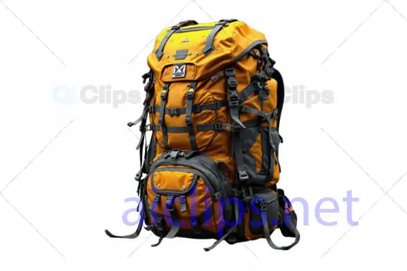 Adventure Trekking Backpack 3D Model