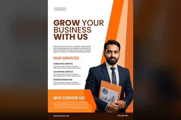 Business Growth Services Flyer Template