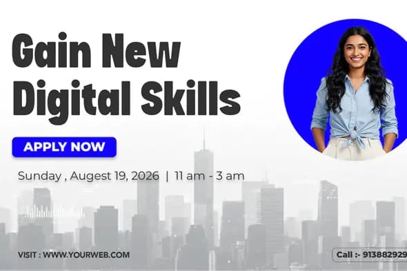 Digital Skills Workshop Promotional Banner