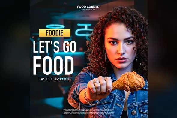 Urban Foodie Social Media Template