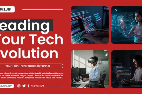 Tech Evolution Marketing Template
