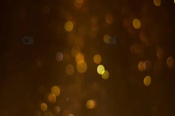 Subtle Gold Bokeh Lights for Cinematic Motion Graphics