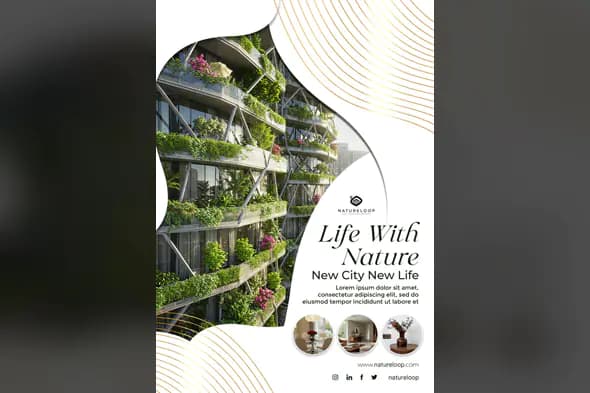 Eco-Friendly Housing Ad Template