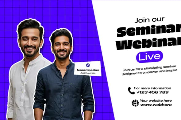Dynamic Duo Seminar Webinar Template