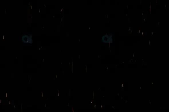 Fiery Sparks in Motion – Full Screen Dynamic Particle Effect
