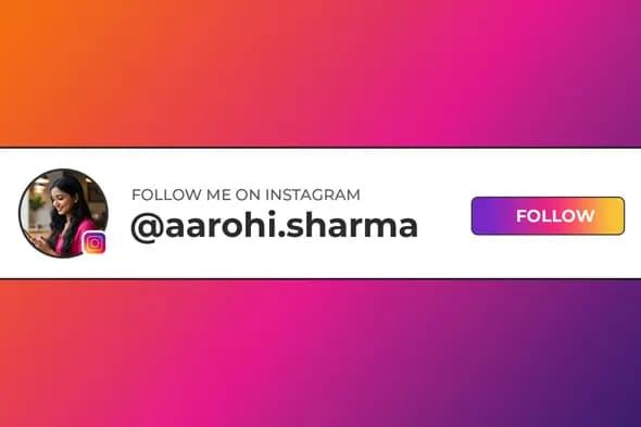 Instagram Follow Button Template