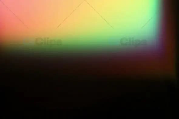 Multicolor Gradient Light Leak Transition - Vibrant Film Overlay