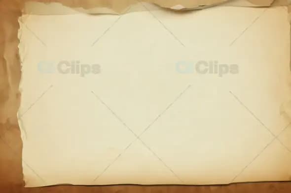 Vintage Parchment Paper Background with Torn Edges