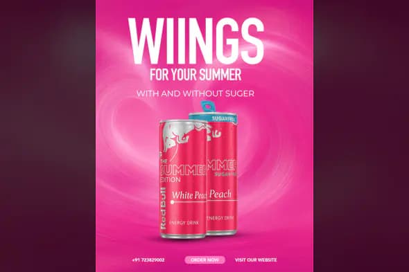 Enhanced Energy Drink Summer Campaign Template