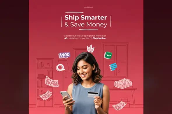 E-commerce Shipping Promotion Template