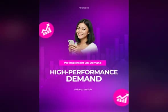 Corporate Performance & Growth Ad Template