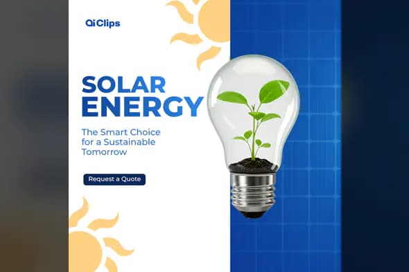 Solar Energy Promotion Template