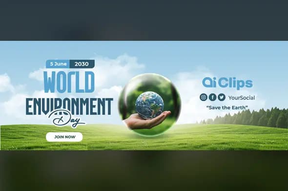Eco-Friendly World Environment Day Photoshop Template