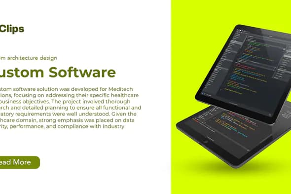 Custom Software Development Showcase Template