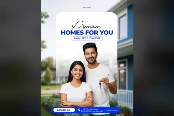 Professional Real Estate Ad Flyer Template