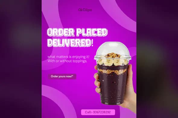Smoothie Delivery PSD Template