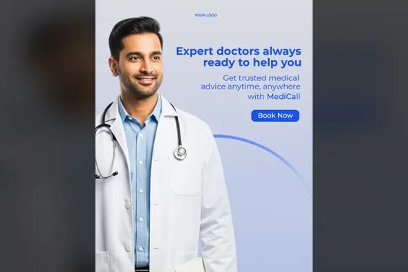 Medical Consultation Social Media Template
