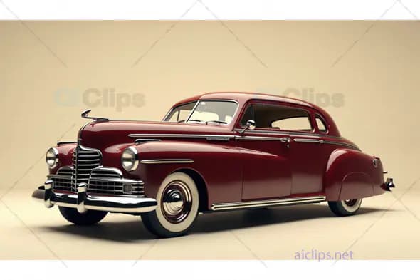 Classic Vintage Coupe - Timeless Retro Car Design