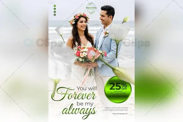 Wedding Planning Promotional PSD Template